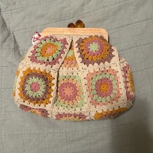 NEW Handmade Granny Square Crochet Handbag